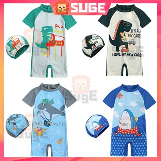 【Suge】ชุดว่ายน้ํา คอสเพลย์ การ์ตูนเจ้าหญิงเอลซ่า ไอรอนแมน สไปเดอร์แมน วันพีช สําหรับเด็กผู้ชาย และเด็กผู้หญิง