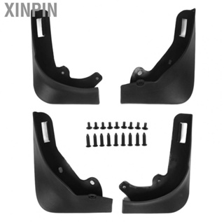 Xinpin 4PCs Car  Guards Front Rear Wheels Black  Fender Replacement for Tesla Model Y 2021 2022 2023