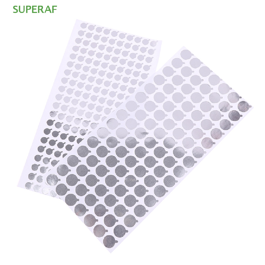 Superaf ขายดี สติกเกอร์ฟอยล์อลูมิเนียม ปิดปากหลอดนิ่ม 2 ชุด - รูปที่ 5