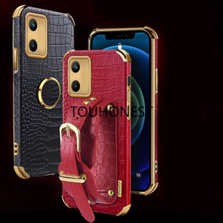 เคส OPPO A17 Case OPPO A97 เคส OPPO A58 Cover OPPO Reno8 Pro เคส OPPO A1 Pro เคส OPPO Reno8 T Case เคสโทรศัพท์มือถือหนังจระเข้ แบบนิ่ม กันกระแทก พร้อมสายคล้องมือ สําหรับ