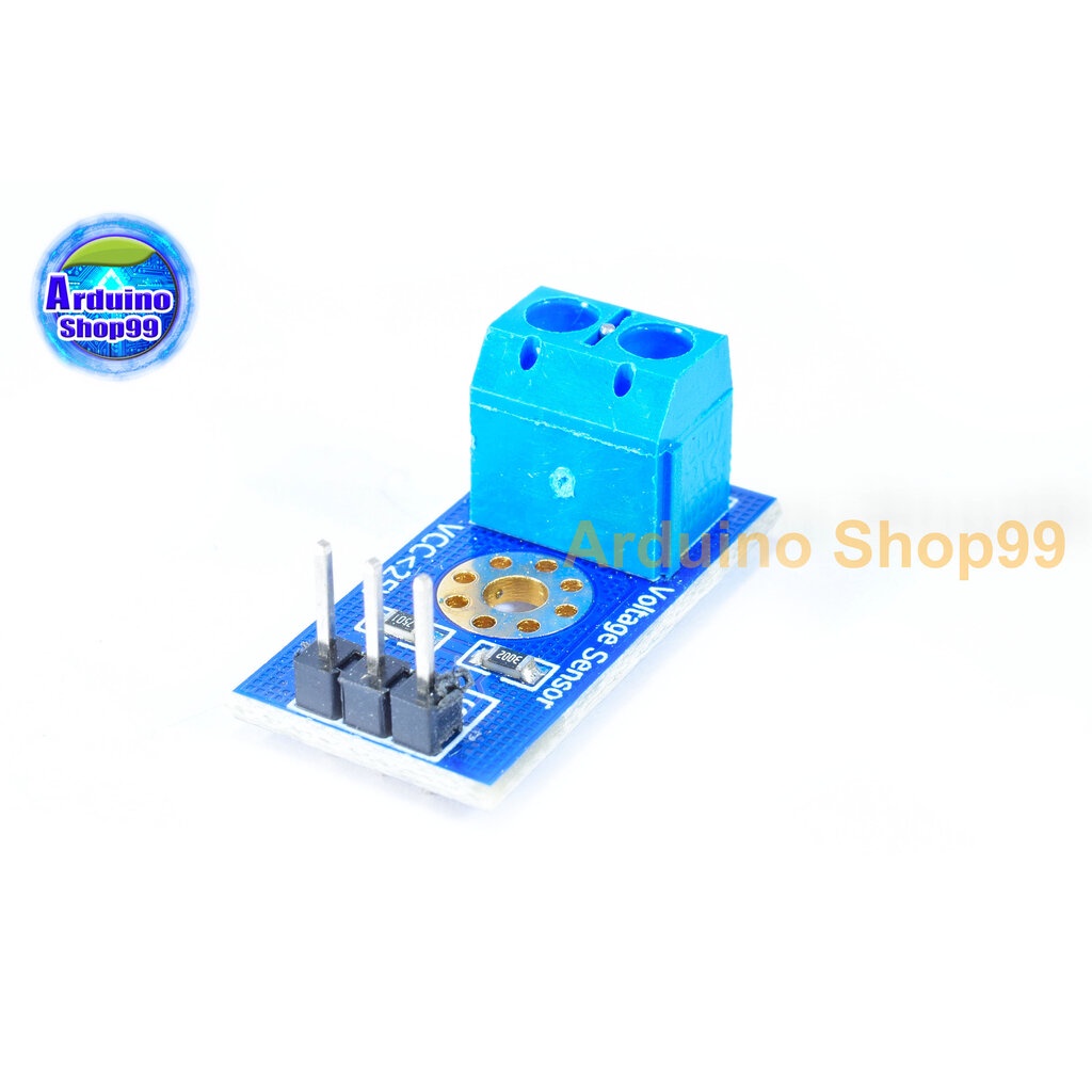 Voltage detection module โมดูลวัดแรงดันไฟฟ้า 0-25 โวลต์