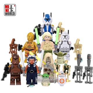 ฟิกเกอร์ Star Wars Clone Medical Soldiers Clone Soldiers Temple Guard Ahsoka ของเล่นเสริมการศึกษา สําหรับเด็ก