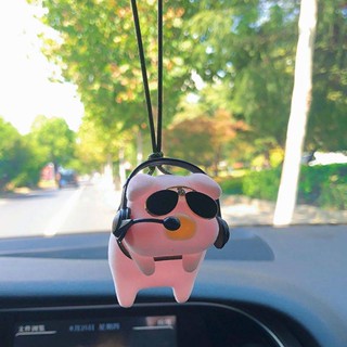 Car Cute Pig Pendant Pendant Internet Celebrity Piggy Car Rearview Mirror Creative Pendant Pendant Car Interior Decoration YUD9