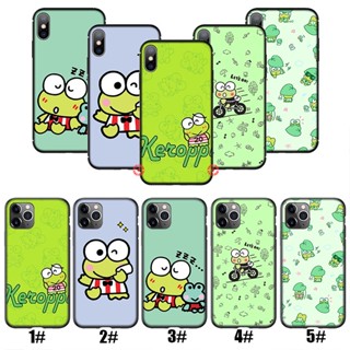 เคสโทรศัพท์มือถือ ลายกบ Keroppi สําหรับ iPhone 12 13 Pro X XS Max Mini 81IOP