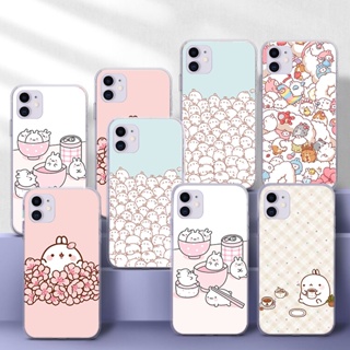 เคสโทรศัพท์มือถือแบบนิ่ม TPU ใส ลาย molang น่ารัก 35A สําหรับ Samsung S7 Edge A9 M30S M21 M31 M51 Note 10 Lite Plus 20 Ultra 8 9