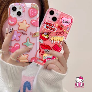 เคสโทรศัพท์มือถือแบบนิ่ม กันกระแทก ลายหัวใจ ดาวสีชมพู สําหรับ Oppo A57 A17K A95 A15 A77s A16 A17 A77 A16K A74 A53 A5s A12 A3s A52 A54 A92 A55 A1K A12E A7 A16E A16s A5 A9 A31