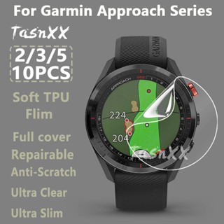 สําหรับ Garmin Approach S62 S40 S60 S6 S42 S12 G12 GPS สมาร์ทวอทช์ ใส นุ่ม ไฮโดรเจล ซ่อมได้ ฟิล์มป้องกันหน้าจอ - ไม่ใช่กระจกนิรภัย