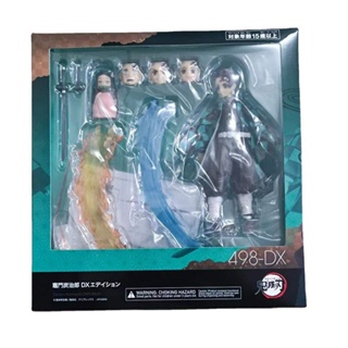 FIGMA ฟิกเกอร์ Demon Slayer DX-498#โมเดลฟิกเกอร์ Tanjirou Deluxe Edition 1Q1I ของเล่นสําหรับเด็ก