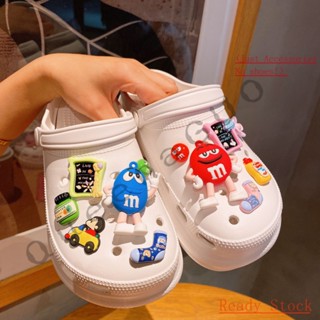 Vibration flashing light CROCS Jibbitz set（ไม่รวมรองเท้า）อุปกรณ์เสริมหัวเข็มขัด น่ารัก สําหรับตกแต่งรองเท้า DIY