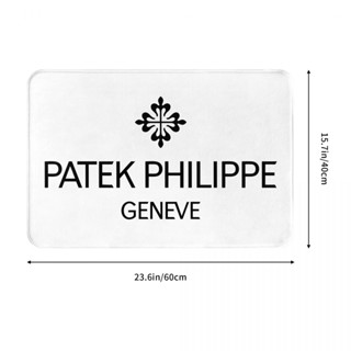 ใหม่ พร้อมส่ง พรมเช็ดเท้า ผ้าสักหลาด ลาย Patek Philippe (2) กันลื่น ดูดซับน้ําได้ดี แห้งเร็ว 16x24 นิ้ว สําหรับห้องน้ํา ห้องนั่งเล่น โซฟา ห้องนอน