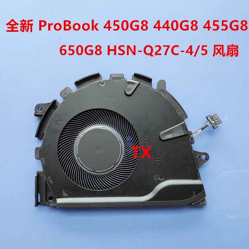 พัดลมทดแทนสําหรับ HP ProBook440 450 455 650 G8 G9 HSN-Q27C-5/4 CPU 522H พัดลมระบายความร้อน CPU
