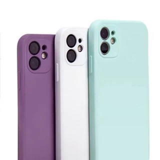 T🇹🇭HOHO เคสโทรศัพท์ เคสขอบเหลี่ยม ใช้สำหรับ iP 12 Pro 12 Pro Max 12 Mini Phone TPU Case เคสซิลิโคนแบบอ่อน เคสซิลิโคน