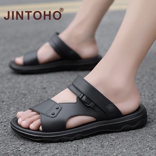 Jintoho ใหม่ รองเท้าแตะ ลําลอง น้ําหนักเบา ใส่สบาย สองทาง ล้างทําความสะอาดได้ สําหรับผู้ชาย 2023