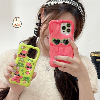 เคสโทรศัพท์มือถือ กันกระแทก ลายการ์ตูนกระต่ายน่ารัก สําหรับ iPhone 14 13 12 11 Pro Max