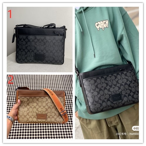 District Crossbody CH078 กระเป๋าสะพายไหล่ผู้ชาย COAC H กระเป๋าสะพายข้าง