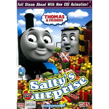 DVD ดีวีดี Thomas & Friends Vol.75 Salty s Surprise โธมัสยอดหัวรถจักร ชุดที่ 75 ของขวัญของซอลตี้ (Th