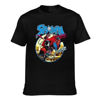 เสื้อยืด พิมพ์ลายการ์ตูน Spawn Comics สไตล์วินเทจ คุณภาพสูง