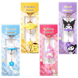 ตุ๊กตาฟิกเกอร์ การ์ตูนอนิเมะ Cinnamoroll Kuromi My Melody Purin Dog ขนาดเล็ก น่ารัก เครื่องประดับ ของขวัญ