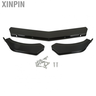 Xinpin Front Bumper Lip Chin Spoiler  Bumper Lip Air Chin Splitter Classic Black Elegant Appearance Flexible Adjustment  for Car