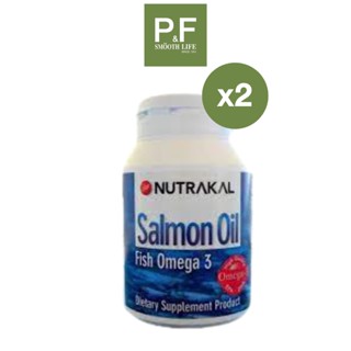 NUTRAKAL Salmon Oil เข้มข้นด้วยโอเมก้า 3 (90 แคปซูล) x 2 ขวด