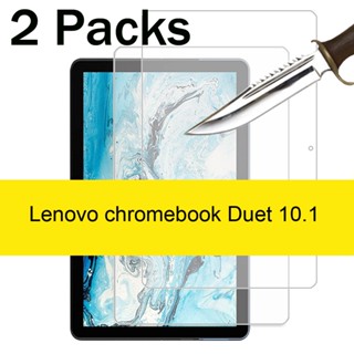 ฟิล์มกระจกนิรภัยกันรอยหน้าจอแท็บเล็ต สําหรับ Lenovo IdeaPad Duet Chromebook CT-X636F CT-X606 2 ชิ้น