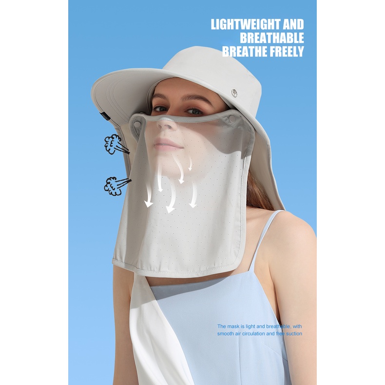 CAMEL CROWN หมวกชาวประมง ทนรังสียูวี ปีกกว้าง ราคา ถูกที่สุด ดีลบีเคเค แกลเลอรีภาพที่ 7
