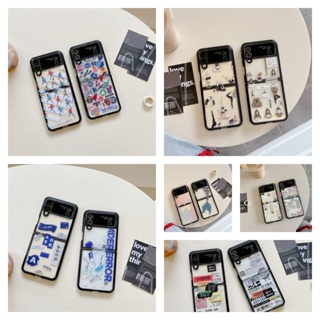 Casetify เคสโทรศัพท์มือถือ หน้าจอพับได้ ลายม้าลาย สําหรับ Samsung Z Flip 3 Z Flip4 5G