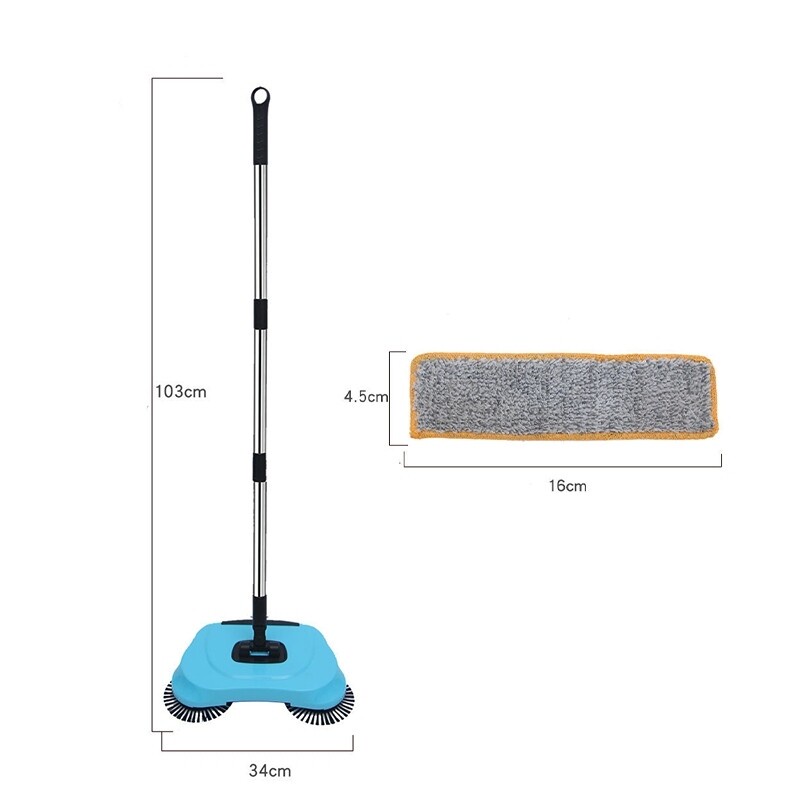 ไม้กวาดดูดฝุ่น ไม่ใช้ไฟฟ้า ไม้กวาดอัจฉริยะ ไม้กวาดอัตโนมัติ เครื่องดูดฝุ่น ไม่ต้องใช้แบตเตอรี่ ไม้กวาด ใช้งานง่าย... - รูปที่ 7