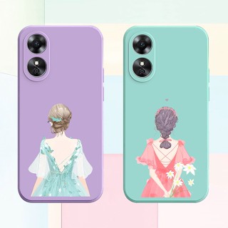 เคส OPPO A15 เคส OPPO A15S เคส OPPO A16K เคส OPPO A16E เคส OPPO A16 เคส OPPO A17 เคส OPPO A17K เคสโทรศัพท์ ซิลิโคนเหลว เคสนิ่ม CSF_B1_A