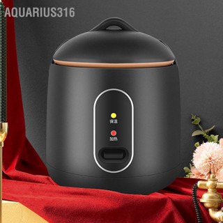  Aquarius316 หม้อหุงข้าวมินิมัลติฟังก์ชั่น กำลังไฟ 200W หม้อหุงข้าวอัตโนมัติแบบพกพาเต็มรูปแบบ สำหรับ