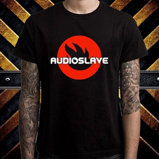 ขายดี เสื้อยืดคอกลม ผ้าฝ้าย พิมพ์ลายโลโก้วงร็อค Audioslave ใส่สบาย สีดํา แฟชั่นฤดูร้อน สําหรับผู้ชาย 204065