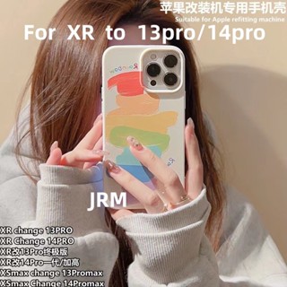 เคสโทรศัพท์มือถือ กรอบใหญ่ สําหรับ iPhone Xr TO 13 Pro 14 Pro