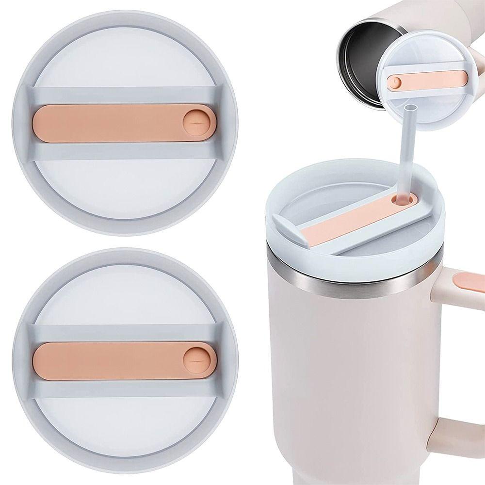 Yveta ฝาครอบขวดน้ําพลาสติก กันกระเด็น หลากสี สําหรับ Staney 40 ออนซ์ 1 ชิ้น - รูปที่ 3