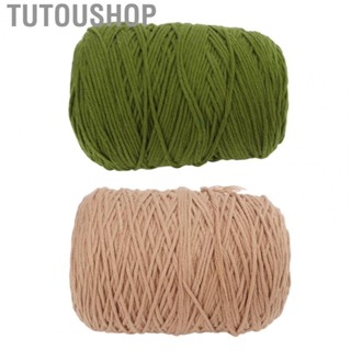 Tutoushop Crochet Yarn  Skin Friendly Tufting Yarn Soft  for Carpet for Looms for Tufting Guns