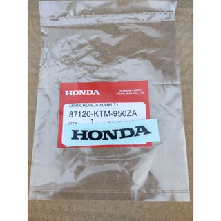 87120-KTM-950ZAสติ๊กเกอร์แท้ศูนย์HONDA,60MM.สีดำพื้นใสติดครอบแฮนด์หน้าแท้เวฟ125S,I,รุ่นไฟเลี้ยวบังลมปี2005,1ชิ้น