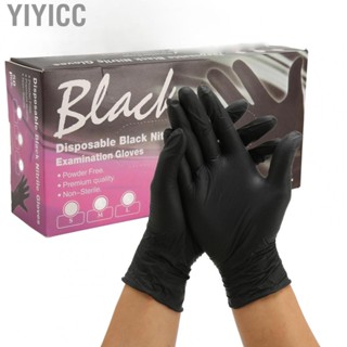 Yiyicc Rubber   Disposable Black Textured Rubber  50pcs  for Home