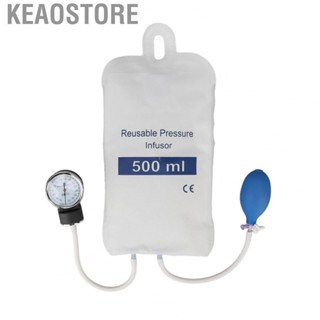 Keaostore Pressure Infusion Bag  Cuff with Gauge Emergency  Reliable Reusable