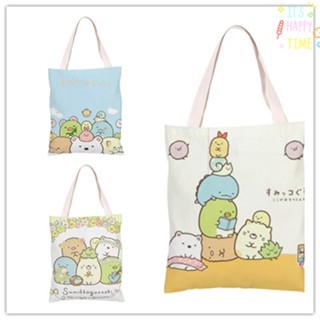 Sumikko Gurashi กระเป๋าสะพายไหล่ ผ้าแคนวาส ลําลอง สําหรับเด็กผู้หญิง