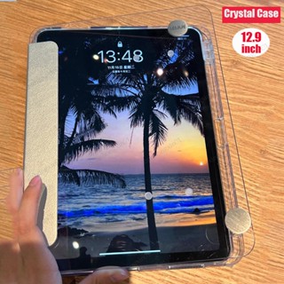 เคสใส แบบบางพิเศษ หมุนได้ 360 องศา สําหรับ ipad pro 12.9 ipad pro 12 9 2021 2020 2018 2022