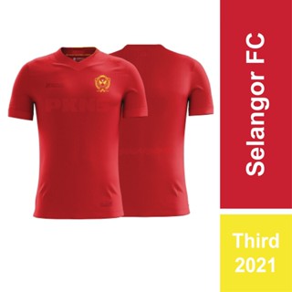 เสื้อกีฬาแขนสั้น ลายทีมชาติฟุตบอลชั้นนํา JOMA Original Selangor FC SFC 2021 สีแดง