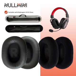 Nullmini แผ่นครอบหูฟัง แบบเปลี่ยน สําหรับ Redragon H510 Zeus