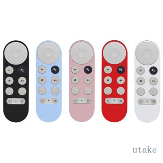 Utakee เคสซิลิโคน ป้องกันการสูญหาย สําหรับรีโมท Google Chromecast TV 2020