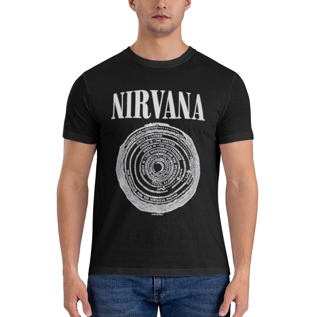 เสื้อยืดผ้าฝ้ายแท้ Nirvana