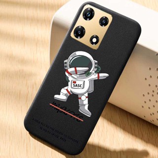 เคสโทรศัพท์มือถือ ซิลิโคนนิ่ม ผิวด้าน กันกระแทก ลายนักบินอวกาศ NASA สําหรับ infinix Note 30 Pro 5G 30i Note30i