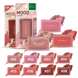 ❤️❤️ บลัชออน ปัดแก้ม เบบี้ ไบร์ท มูด แมทท์ บลัชเชอร์ Baby Bright Mood Matte Blusher 4.5 g.