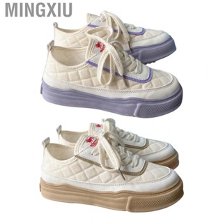 Mingxiu Female Skate Shoes  Rubber Bottom Breathable Women Skate Shoes Skin Friendly Non Slip  for Working