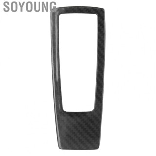 Soyoung Carbon Fiber Gear Shift Panel Cover Trim Interior Decoration Replacement for 911 2019-2020