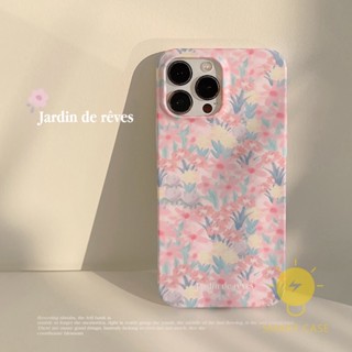 For เคสไอโฟน 14 Pro Max [Flower Garden Summer] เคส Phone Case For iPhone 14 Pro Max Plus 13 12 11 X XS Max XR SE 8 7 For เคสไอโฟน11 Ins Korean Style Retro Classic Couple Shockproof Protective TPU Cover Shell