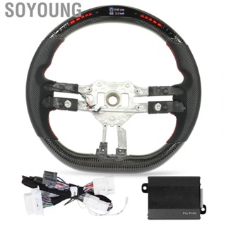 Soyoung direksiyon  Shift Light Carbon Fiber Steering Wheel Red Stitching Fit For Mercedes‑AMG E63S W213 C63S C43 C63S W206 2021+