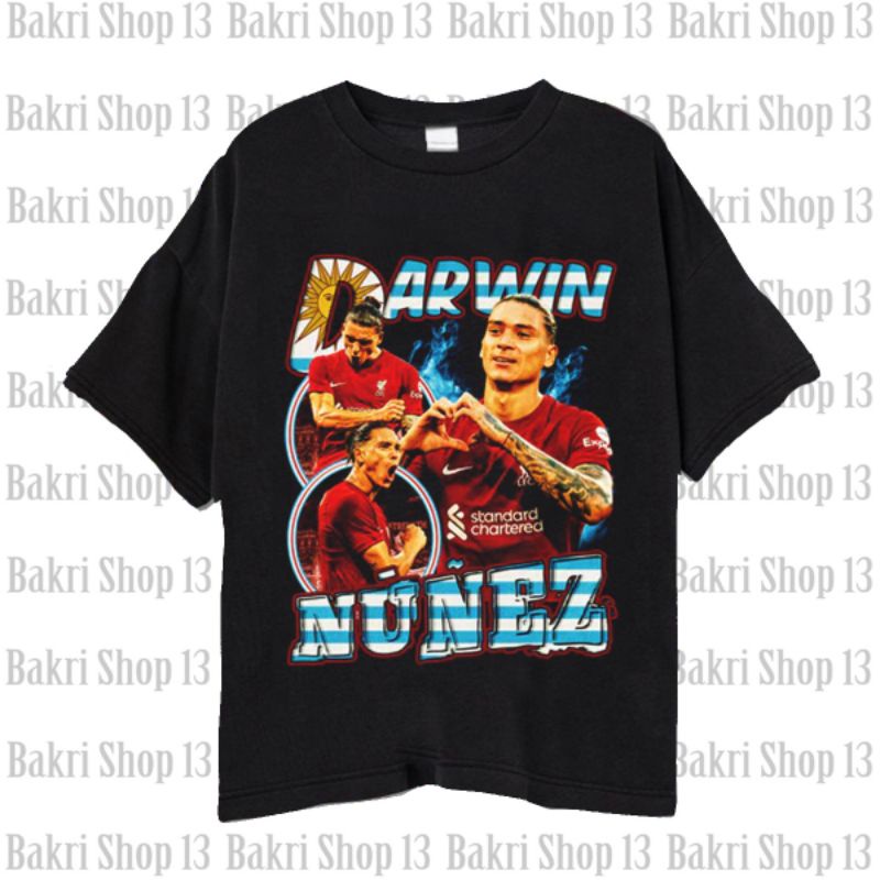 เสื้อยืด พิมพ์ลาย Liverpool Darwin Nunez Darwin Nunez สําหรับผู้ชาย และผู้หญิงS-5XLS-5XL